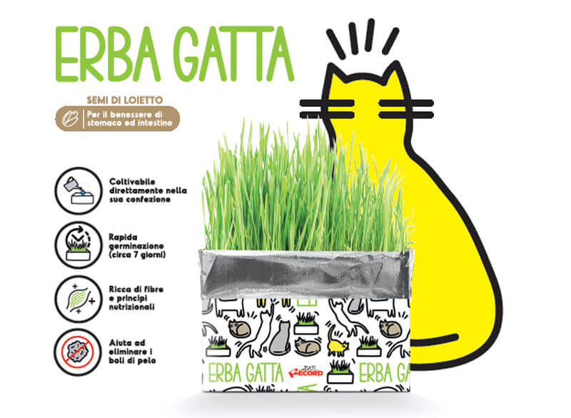 Record: Erba Gatta, prodotto per il benessere di stomaco ed intestino dei  gatti - Il Portale del Cavallo