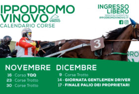 Ippodormo Vinovo: 23 novembre, 74 cavalli in pista e spazio ai puledri