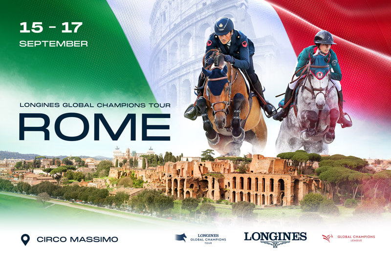 Torna a Roma il Longines Global Champions Tour al Circo Massimo