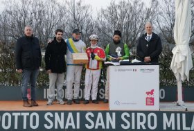 Il Gran Premio Encat 2025 all’ippodromo Snai San Siro dominato da Dylan Dog Font